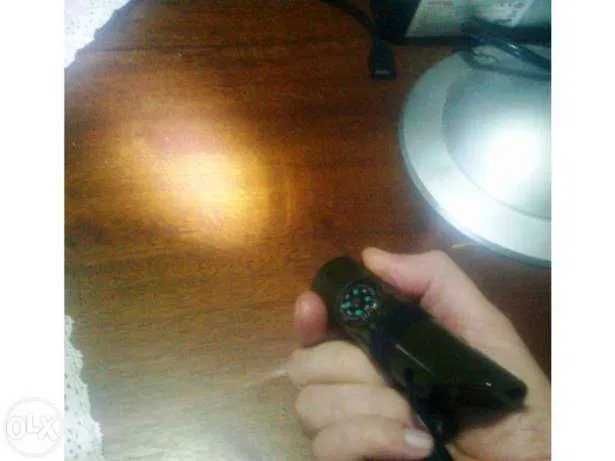 Lanterna led militar + Apito segurança sobrevivência + termómetro