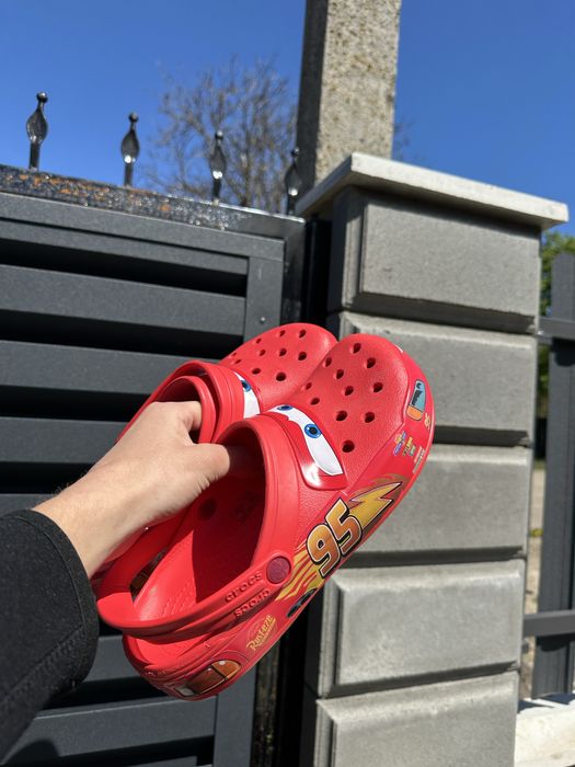 РОЗПРОДАЖ Crocs Mcqueen Cars Крокси Молнія Маквін в наявності 38-43
