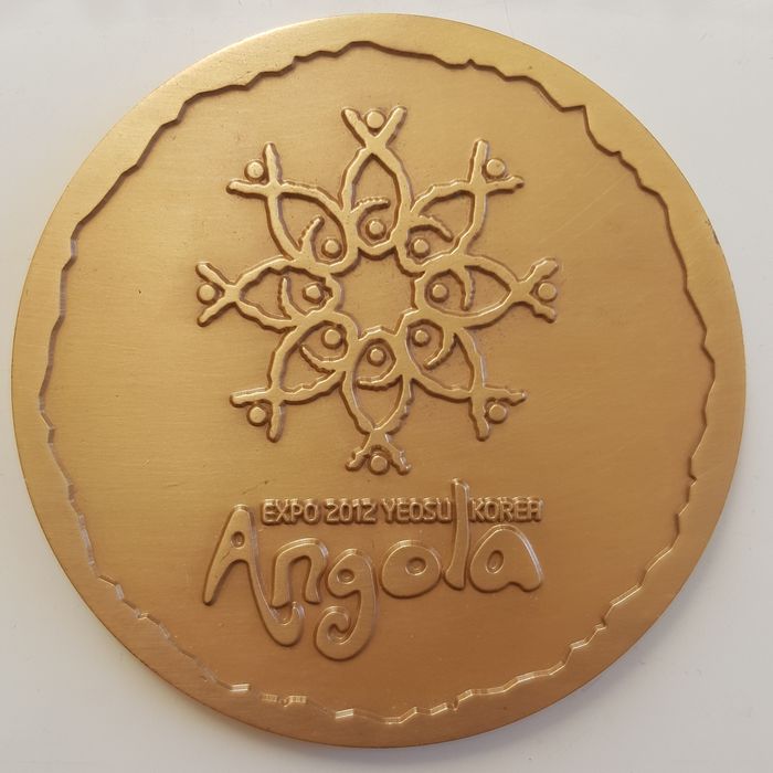4 Medalhas bronze e cobre varias antigas