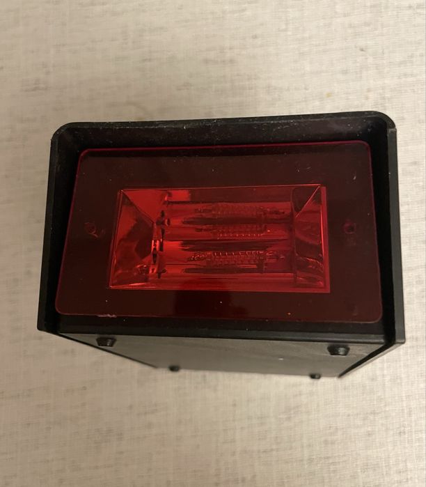 Discoflash lampa czerwona