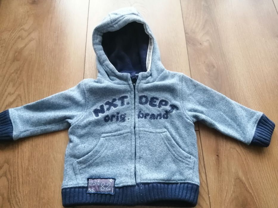 Bluza chłopięca na suwak NEXT