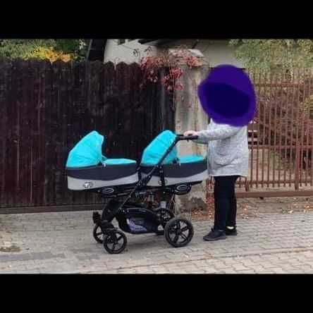 wózek bliźniaczy Baby Active Twinni