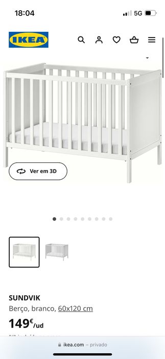 Cama de grades / berço + colchao