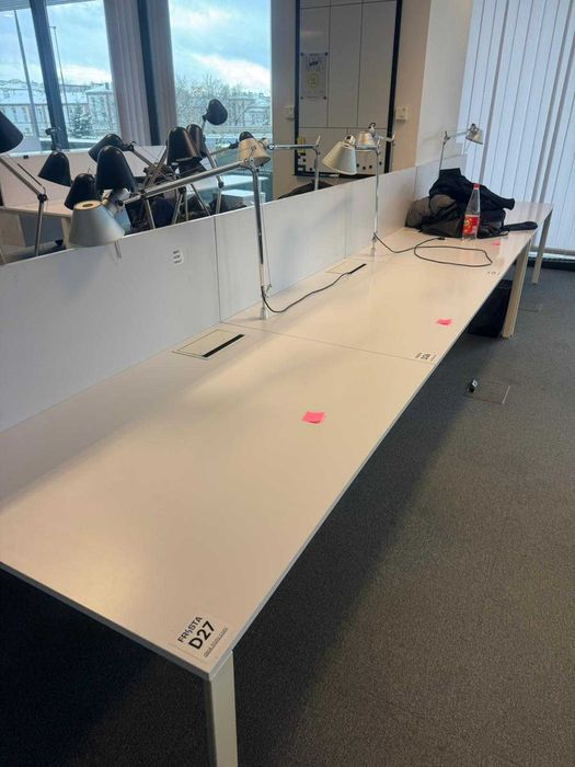 Biurko bench wielostanowiskowy 160x80 biurka stoły biuro dom hotel