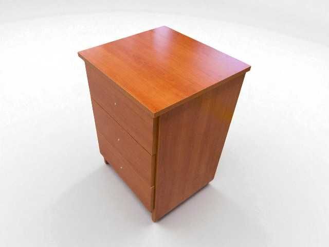 Mesa de Cabeceira com 3 Gavetas – Cerejeira