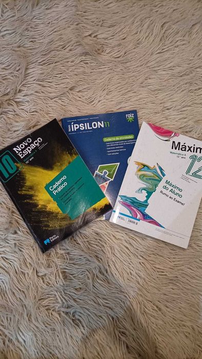 Conjunto de cadernos de atividades de matemática do 10º ate o 12º