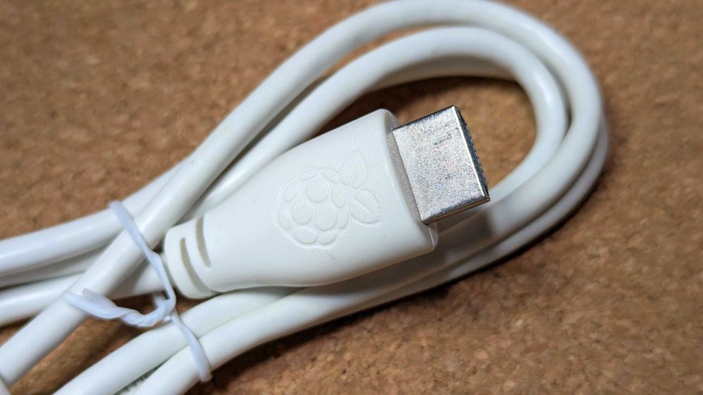 Кабель Micro HDMI на HDMI для Raspberry Pi 4, білий (1 метр)