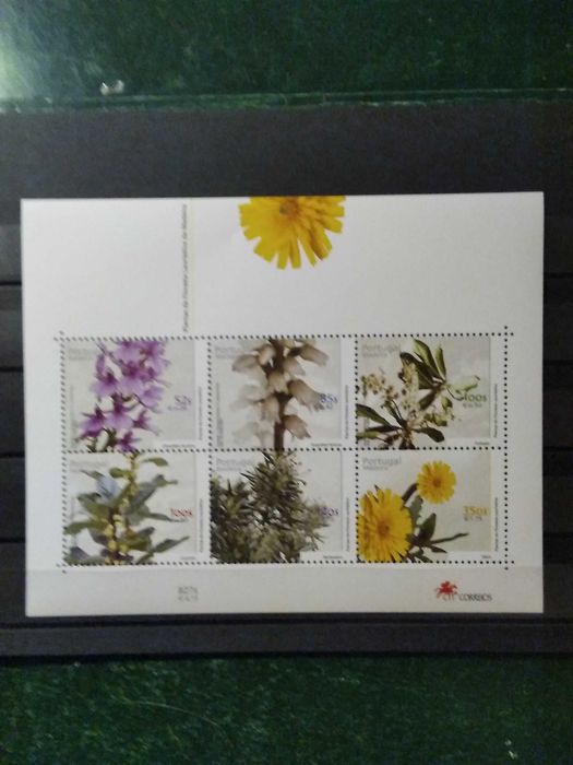 2000 Bloco Plantas Da Floresta Laurissilva Da Madeira MNH **