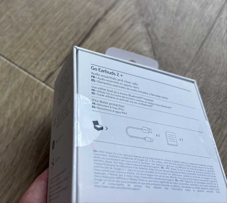 Nokia Go Earbuds 2+ nowe, fabrycznie zapakowane słuchawki bezprzewodowe.