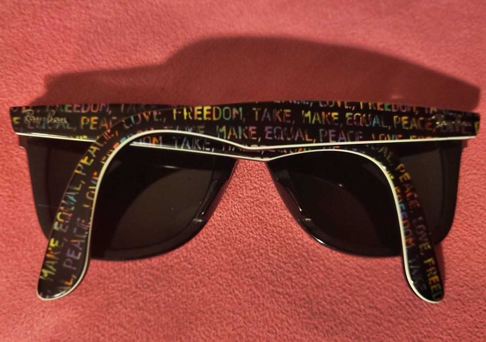 Oryginalne okulary Ray-Ban Original Wayfarer Rare Prints. Okazja