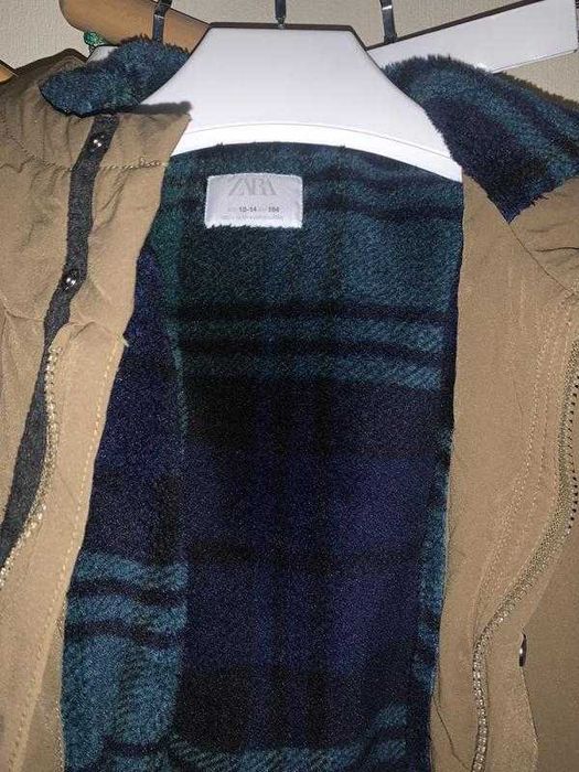 Куртка парка ZARA на флісі р.164-170