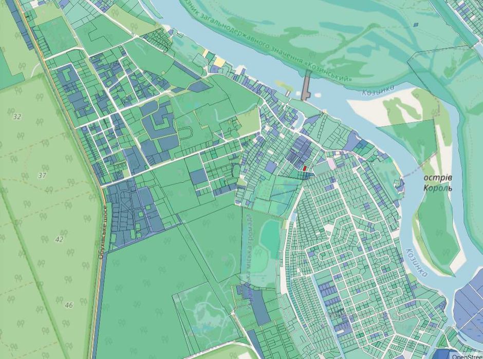 без% продаж земльної ділянки Козин