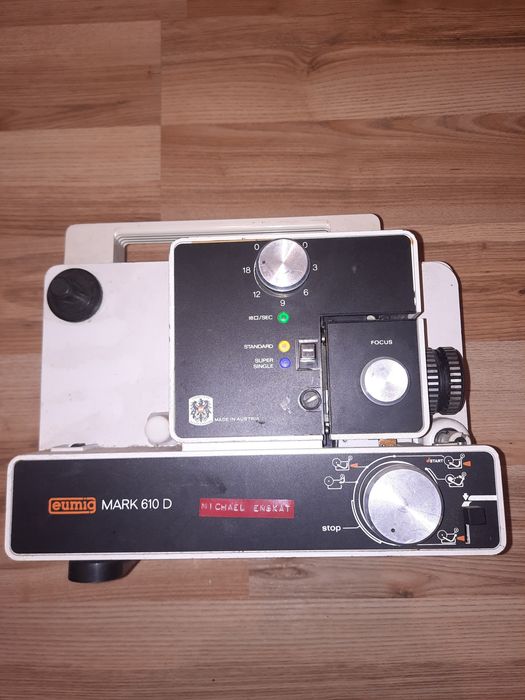 Projektor filmowy Eumig Mark610 D,oraz kamera Bauer c4