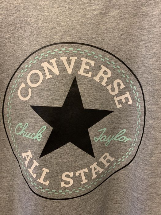 T-shirt converse nowy bluzka XS szara klasyczna klasyk