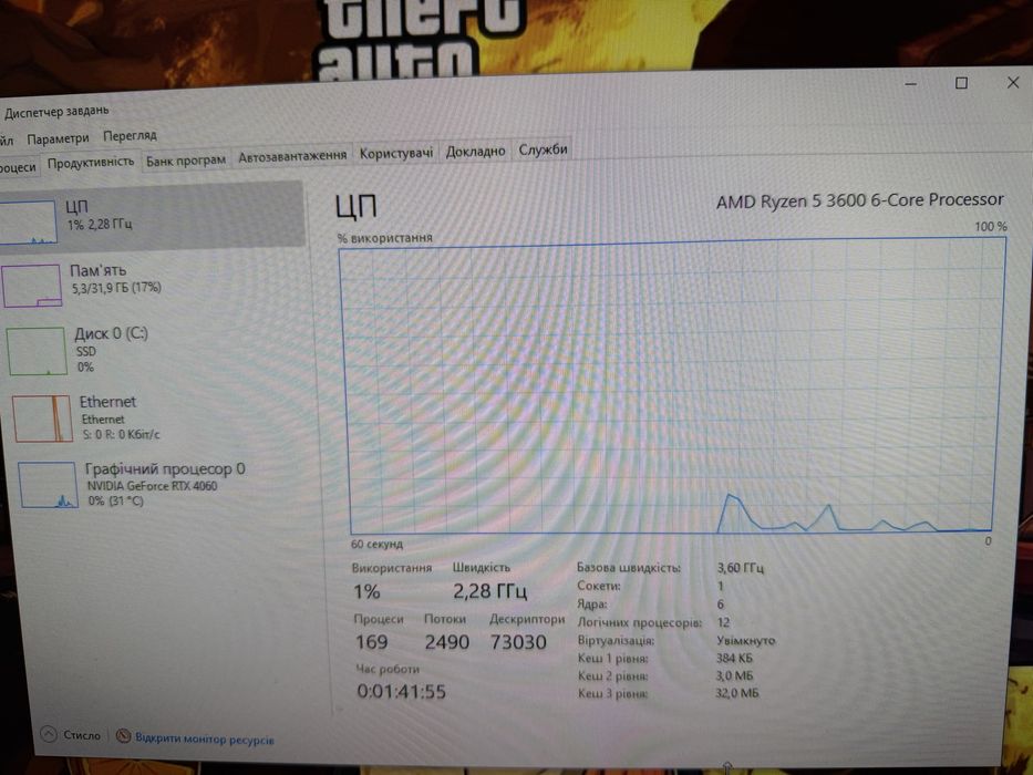 Процессор AMD Ryzen 5 3600