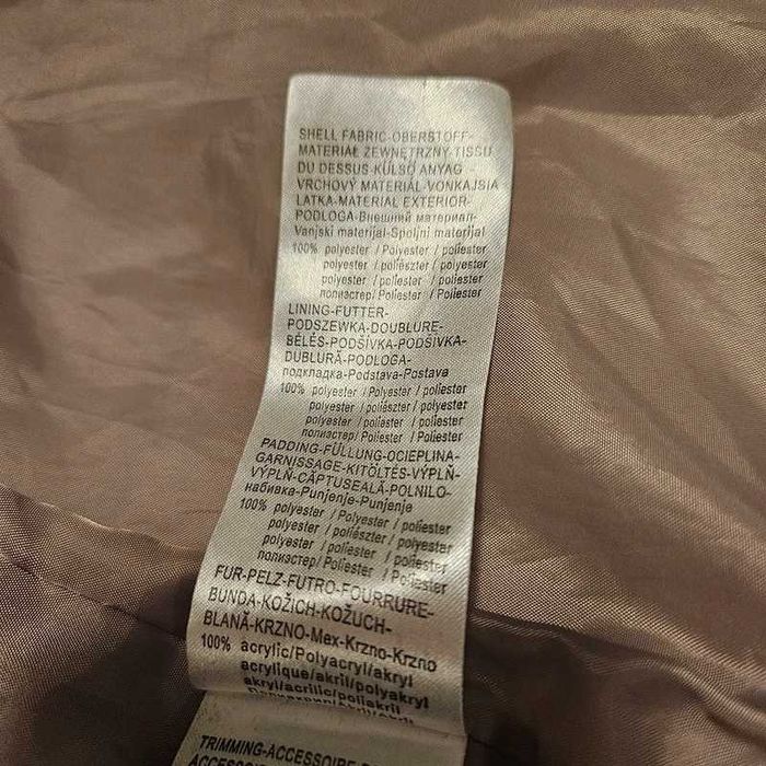 Klasyczny płaszcz kurtka długa na zimę elegancki ocieplany puchowy