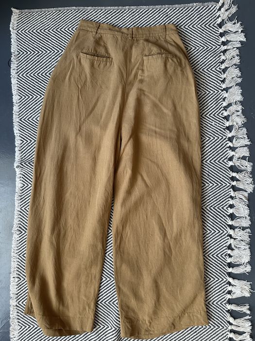 Штани палаццо гірчичні Zara /жіночі