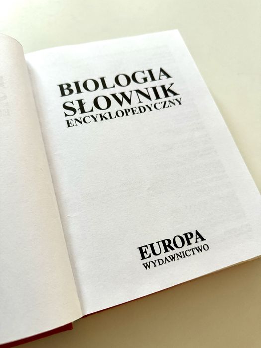 Biologia Słownik Encyklopedyczny