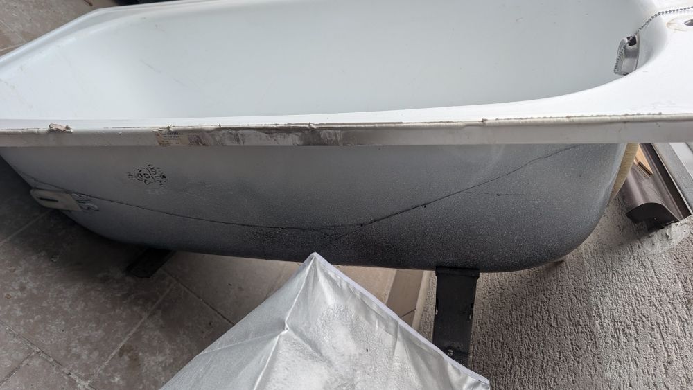 Wanna metalowa 140cm x 70cm