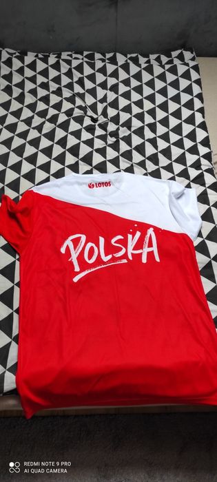 Koszulka Polski z logiem Lotosu roz. L