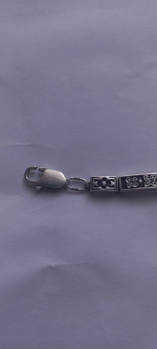 Серебряний браслет 925 проба《Фиалка》женский》