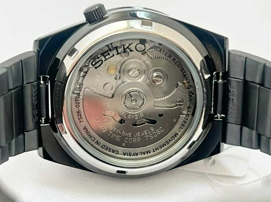 Relógio SEIKO 5 SNKE03KC/03K1, Homem, Automático, Novo, Aço, Preto