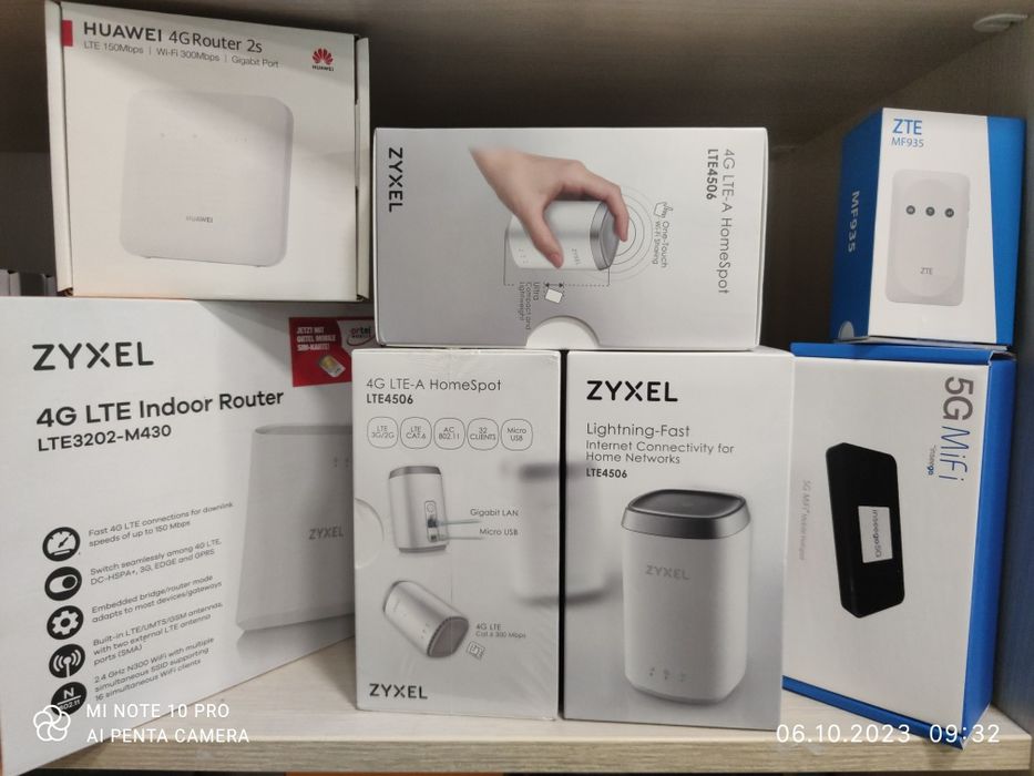 4g wifi 5v від павербанку Zyxel LTE 4506 Cat6 300 mb подарунок КС, Лай