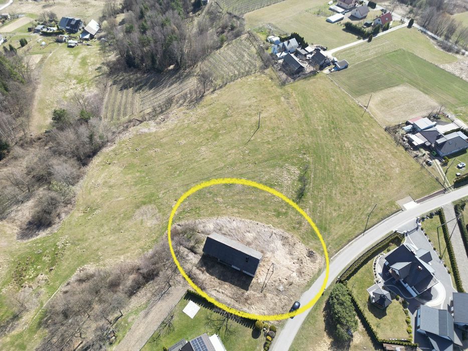 Działka budowlana Bartkowa-Posadowa | widok na jezioro | media + budynek okolo 15ar