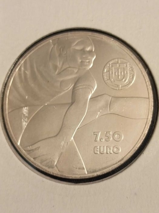 Todas as moedas de 7,50 emitidas em Portugal