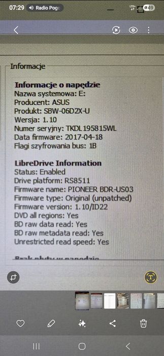 ASUS SBW-06D2X-U  Blu-ray  Pioneer
