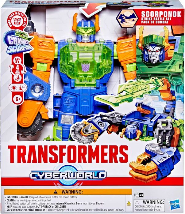 Трансформер Атака Скорпонока звук Transformers Scorponok G1659