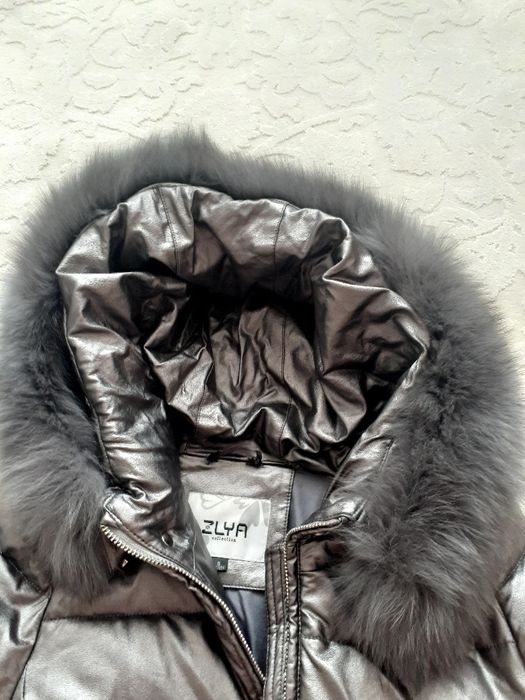 Серая куртка зимняя