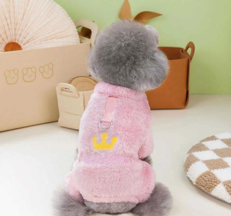 Ubranko dla psa pluszowe