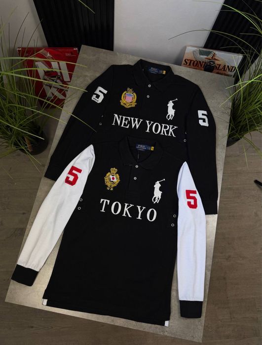 Лонгслів Polo Ralph Lauren New York,Tokyo/лонгслів поло ральф лаурен, токіо