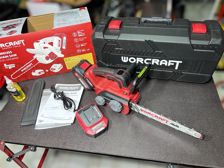 Аккумуляторная бесщеточная пила WORCRAFT CGC-S20LiBA CGC-S20LiBAM