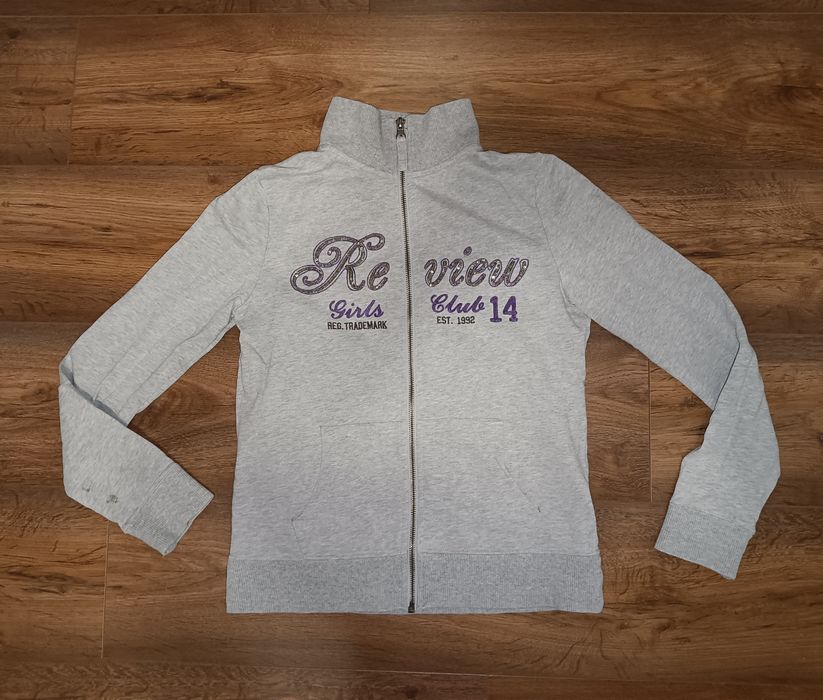 Bluza dresowa damska szara Review rozmiar S