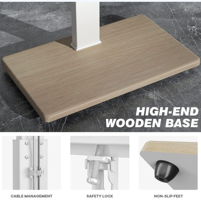 RFIVER Uniwersalny obrotowy stojak podłogowy pod telewizor