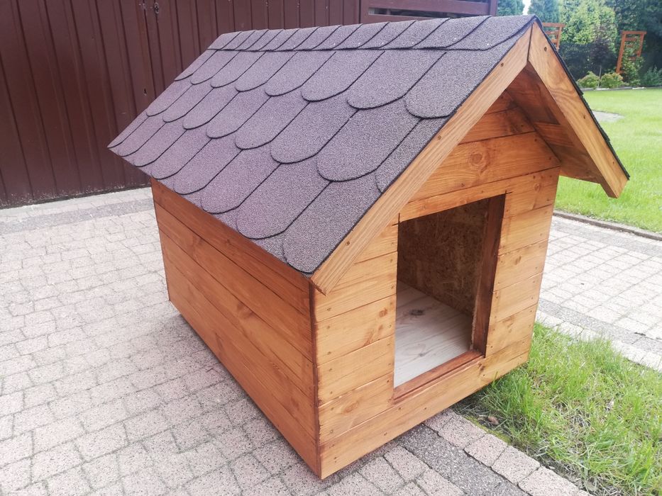 Mega duża ocieplona solidna buda legowisko 110x90 dla psa