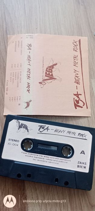 TSA Heavy metal rock kaseta VEGA