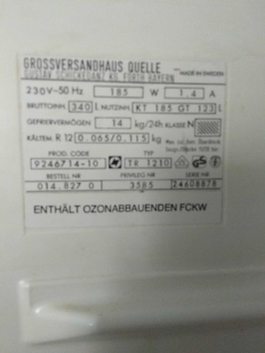 lodówka privileg duża