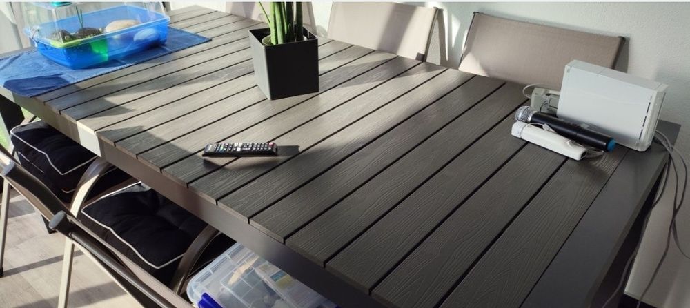 Mesa de Jardim em Alumínio