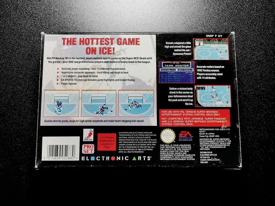 Super Nintendo NHLPA Hockey '93