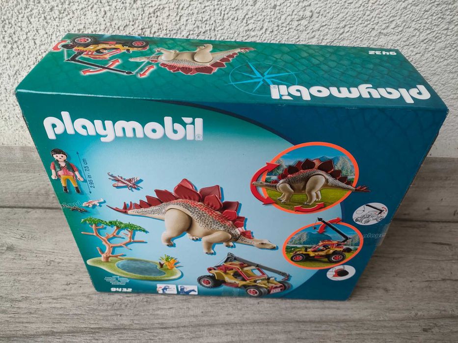 Playmobil Dinos 9432 Dinozaur Stegozaur Pojazd Badawczy NOWY W-wa Lego