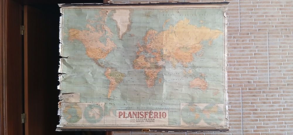 Mapa escolar antigo
