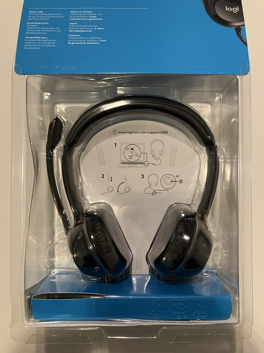 Headphones Logitech H390