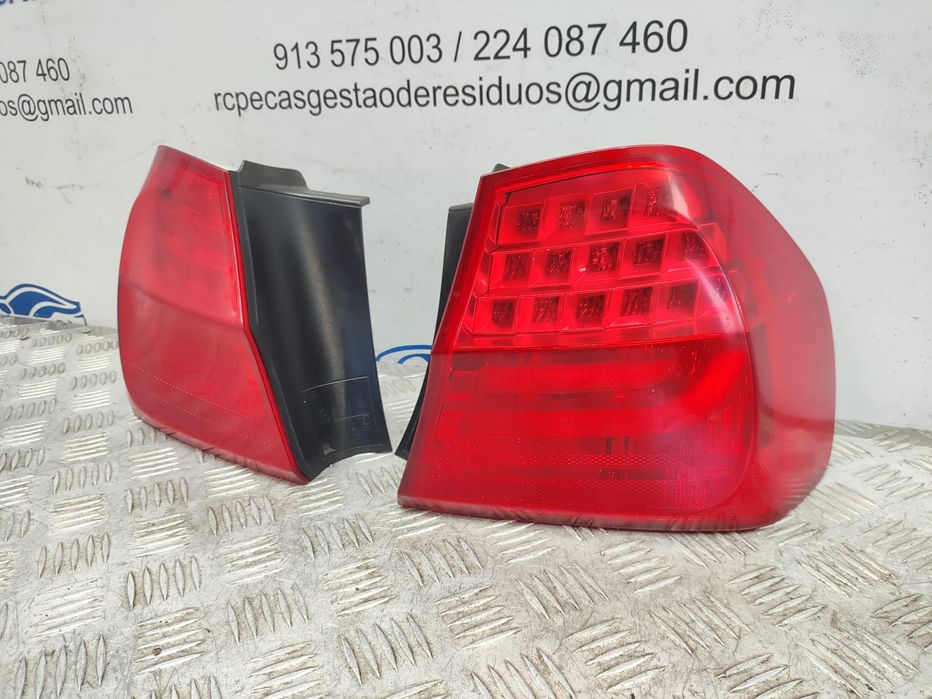 Farolins traseiros trás direito esquerdo LED originais BMW Serie 3