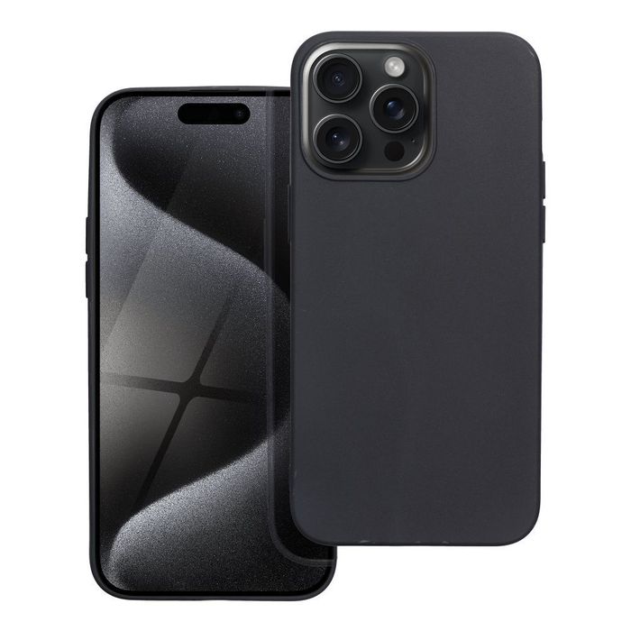 Futerał do iPhone 15 PRO Matt czarny