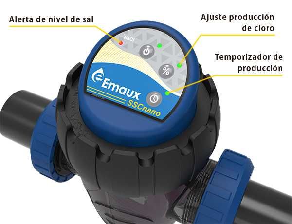 Clorador de Salino Piscinas até 25.000Litros