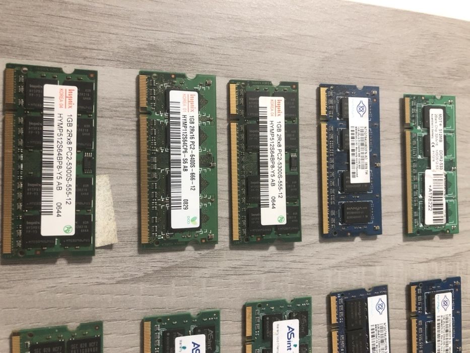 Memória RAM DDR2 500mb 1gb 2gb