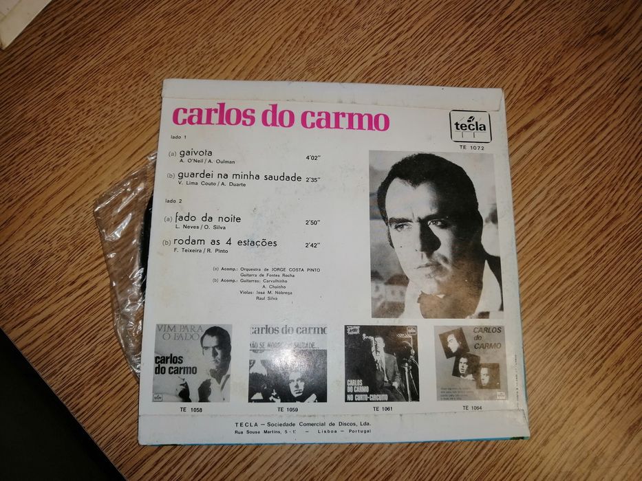 Discos Carlos do Carmo Artur Garcia Teatro